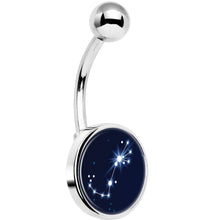 将图片加载到图库查看器，Zodiac Constellation Scorpio Belly Ring
