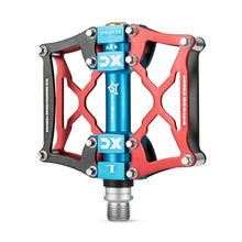 将图片加载到图库查看器，Road Bike Pedals Aluminum Alloy Anti-slip Bicycle Pedals Hollow-Carved Design Pedals Bicycle Accessories Mountain Bike Pedals Flat Bicycle Pedals Platform Cycling Sealed Bearing Aluminum Pedals For Mountain Bike
