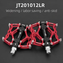 将图片加载到图库查看器，Road Bike Pedals Aluminum Alloy Anti-slip Bicycle Pedals Hollow-Carved Design Pedals Bicycle Accessories Mountain Bike Pedals Flat Bicycle Pedals Platform Cycling Sealed Bearing Aluminum Pedals For Mountain Bike
