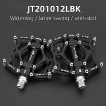 将图片加载到图库查看器，Road Bike Pedals Aluminum Alloy Anti-slip Bicycle Pedals Hollow-Carved Design Pedals Bicycle Accessories Mountain Bike Pedals Flat Bicycle Pedals Platform Cycling Sealed Bearing Aluminum Pedals For Mountain Bike
