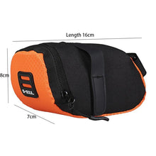 将图片加载到图库查看器，Road Bike Storage Bag Waterproof Bicycle Bags Pouch Cycling Bike Tail Rear Seat Bag  Bicycle Accessories Bike Storage Frame Bag Bicycle Front Tube Triangle Water Resistant Cycling Pack Strap On Pouch Bike Accessories Tool Accessible Storage Bag
