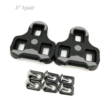 Load image into Gallery viewer, Road Pedal Cycling Shoes Cleats Self Locking Pedal Anti-Slip Cleat Compatible Look Road Bike Cycling Accessories Road Bike Cleats For Speed Cleats Indoor Outdoor Spin Cycling Pedals Cleat And Bicycle Clips Set

