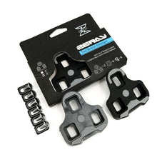 Load image into Gallery viewer, Road Pedal Cycling Shoes Cleats Self Locking Pedal Anti-Slip Cleat Compatible Look Road Bike Cycling Accessories Road Bike Cleats For Speed Cleats Indoor Outdoor Spin Cycling Pedals Cleat And Bicycle Clips Set
