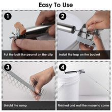 将图片加载到图库查看器，Roll Trap Log Rolling Mouse Catcher with 19.69" Mesh Ramp
