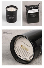 Load image into Gallery viewer, Romantic black Scented Candles Sandalwood Candle Highly Scented Candles For Home Many Hour Burn Fall Candles All Natural Soy C Scented Gifts Candles Candle Jars With Lid Candle Jar Soy Candles Birthday Candle
