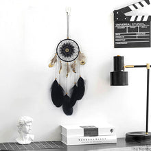 将图片加载到图库查看器，Romantic Dream Catcher Tree of Life Brown Native Handmade Traditional Dream Catcher Yin Yang 50" Long Home Decoration Feather Dream-catcher For Bedroom Wall Hanging Home Decor Wedding Party Blessing Gift
