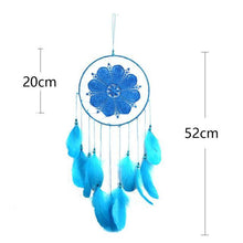 将图片加载到图库查看器，Romantic Dream Catcher Tree of Life Brown Native Handmade Traditional Dream Catcher Yin Yang 50" Long Home Decoration Feather Dream-catcher For Bedroom Wall Hanging Home Decor Wedding Party Blessing Gift
