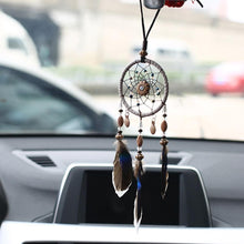 将图片加载到图库查看器，Romantic Dream Catcher Tree of Life Brown Native Handmade Traditional Dream Catcher Yin Yang 50" Long Home Decoration Feather Dream-catcher For Bedroom Wall Hanging Home Decor Wedding Party Blessing Gift
