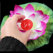 Load image into Gallery viewer, Romantic Lotus Lamps Wishing Water Floating Candle Light Birthday Wedding Party Decoration  Lotus LED Candle Floating Candle Lights Up When It Meets Water Battery Powered Flameless Candle Light Waterproof Night Light For Festival Wedding Home Garden Pond
