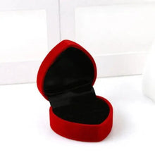 Load image into Gallery viewer, Romantic Red Rose Love Heart Wedding Ring Box Elegant Cases Earring Necklace Jewelry Gift Box Case
