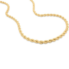 Load image into Gallery viewer, Rope Chain in Yellow Gold - 10mm
