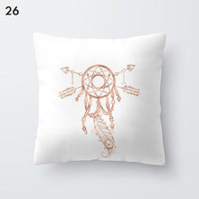 Load image into Gallery viewer, Rose Gold Beautiful Pillow Cover Cushion Home Decorative Colorful Print Cozy Pillow Cases Pineapple Pink Cushion Cover
