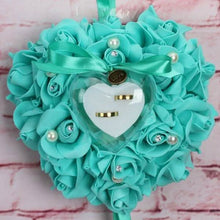 将图片加载到图库查看器，Rose Pillow Heart Cushion Ring Holder
