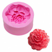 将图片加载到图库查看器，Rose Silicone Cake Mold 3D Flower Fondant Mold Cupcake Jelly Candy Chocolate Decoration Baking Tool Moulds Flower Bloom Rose Shape Silicone Fondant Soap
