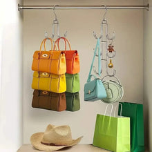 将图片加载到图库查看器，Rotatable Metal Purse Hanger Organizer
