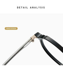 将图片加载到图库查看器，Round Frames Anti-Blue Light Optical Frame Glasses Eyewear Reading Glasses Blue Light Blocking Glasses Women And Men Retro Half Frame Anti Eyestrain Computer Gaming Glasses
