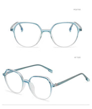 将图片加载到图库查看器，Round Frames Anti-Blue Light Optical Frame Glasses Eyewear Reading Glasses Blue Light Blocking Glasses Women And Men Retro Half Frame Anti Eyestrain Computer Gaming Glasses

