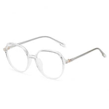 将图片加载到图库查看器，Round Frames Anti-Blue Light Optical Frame Glasses Eyewear Reading Glasses Blue Light Blocking Glasses Women And Men Retro Half Frame Anti Eyestrain Computer Gaming Glasses
