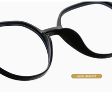 将图片加载到图库查看器，Round Frames Anti-Blue Light Optical Frame Glasses Eyewear Reading Glasses Blue Light Blocking Glasses Women And Men Retro Half Frame Anti Eyestrain Computer Gaming Glasses
