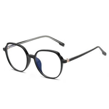将图片加载到图库查看器，Round Frames Anti-Blue Light Optical Frame Glasses Eyewear Reading Glasses Blue Light Blocking Glasses Women And Men Retro Half Frame Anti Eyestrain Computer Gaming Glasses
