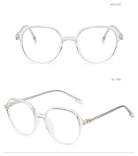 将图片加载到图库查看器，Round Frames Anti-Blue Light Optical Frame Glasses Eyewear Reading Glasses Blue Light Blocking Glasses Women And Men Retro Half Frame Anti Eyestrain Computer Gaming Glasses
