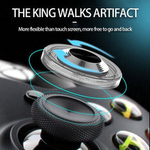 Load image into Gallery viewer, Round Game Joystick For Mobile Phone Rocker Tablet Android, Metal Button Controller With Suction Cup Mobile Phone Game Joystick Game Control Touch Screen Joypad Game Controller
