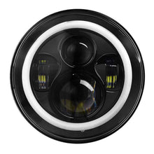 Load image into Gallery viewer, Round LED Headlight Halo Angel Eyes for Jeep Wrangler
