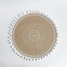 Load image into Gallery viewer, Round Mandala Placemats
