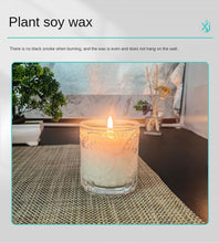 将图片加载到图库查看器，Round Scented Candle Aromatherapy Candle With Essential Oil For Stress Relief Smoke-Free Strong Fragrance Long Lasting Candles For Bath Home Women Creative Holiday Gift Box Set Soy Wax Household Scented Candle
