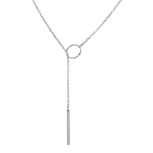 将图片加载到图库查看器，Round Stick Pendant Necklace
