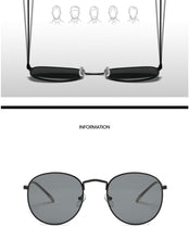 将图片加载到图库查看器，Round Style New Oval And Retro Shape  Sunglasses For Women New Elegant Design Eyewear For Women Men Small &amp; New Round Glasses For Men &amp; Women
