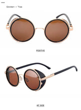 Load image into Gallery viewer, Round Vintage Sunglasses Retro Eyewear Style Sunglasses For Women New Retro Shape Coating Sunglasses For Men New Round Shape  Sunglasses &amp; Classic Design Sunglasses
