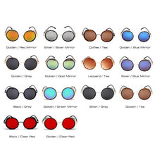 Load image into Gallery viewer, Round Vintage Sunglasses Retro Eyewear Style Sunglasses For Women New Retro Shape Coating Sunglasses For Men New Round Shape  Sunglasses &amp; Classic Design Sunglasses
