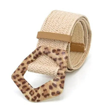 Load image into Gallery viewer, Round Wooden Smooth Buckle Waistbands For Women Vintage Design Skinny Dress Belt Charming Gift For Ladies
