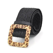Load image into Gallery viewer, Round Wooden Smooth Buckle Waistbands For Women Vintage Design Skinny Dress Belt Charming Gift For Ladies
