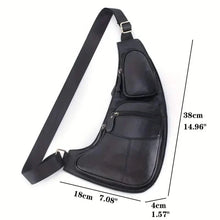Load image into Gallery viewer, Rugged Vintage Leather Sling Bag
