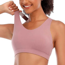 Load image into Gallery viewer, RUNNING GIRL Criss-Cross Back Padded Strappy Sports Bra
