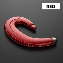 将图片加载到图库查看器，Running Sports Earphone BoneBluetooth Headphones True Wireless Earbuds with Charging Case IPX7 Waterproof Stereo Sound Earphones Built-in Mic in-Ear Headsets Deep Bass Conduction Ear Hook Bluetooth 5.0 HiFi Stereo Wireless Earphone Headset For  Headsets
