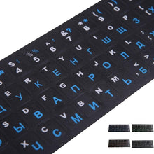 Load image into Gallery viewer, Russian Letters Keyboard Stickers Frosted PVC for Desktop Keyboard Keypad Laptop Perfect Fit Silicone Skin Keyboard Covers For Laptops Gaming Laptop Keyboard Skin Protector For Gaming Lovers
