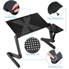 Load image into Gallery viewer, iMounTEK GPCT1656 360° Rotatable Portable Desk Stand with Mouse Board (Black)
