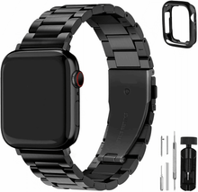 Load image into Gallery viewer, Stainless Steel Band Strap + Case For Apple Watch Series 8 7 6 5 4 SE 41/44/45mm

