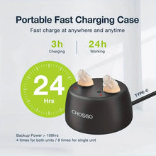 将图片加载到图库查看器，Rechargeable Hearing Aids – Invisible In-Ear, Noise Reduction, Volume Control
