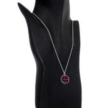 Load image into Gallery viewer, Custom Pink Personalized Name Silver Plated Chain Necklace
