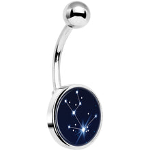 Load image into Gallery viewer, Zodiac Constellation Taurus Belly Ring
