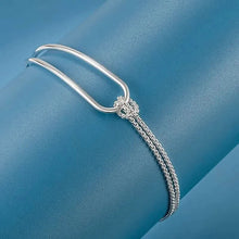 将图片加载到图库查看器，S925 Hypoallergenic Minimalist Geometric Collage Bracelet
