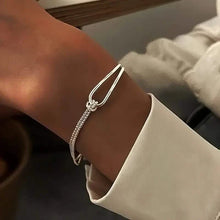 将图片加载到图库查看器，S925 Hypoallergenic Minimalist Geometric Collage Bracelet
