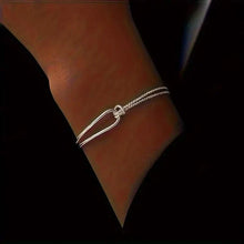将图片加载到图库查看器，S925 Hypoallergenic Minimalist Geometric Collage Bracelet
