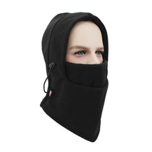 将图片加载到图库查看器，Sally Face Mask Full Face Mask Fleece Cap Balaclava Neck Warmer Hood Winter Sports Ski Men Women Tactical Mask Men Mask Sun Balaclava Shawl Women Winter Hat Soft Knitted Hooded Neck Collar Cap Beanie Hat Warm Scarf Unisex Bonnet Hooded Scarf Hat
