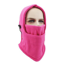 将图片加载到图库查看器，Sally Face Mask Full Face Mask Fleece Cap Balaclava Neck Warmer Hood Winter Sports Ski Men Women Tactical Mask Men Mask Sun Balaclava Shawl Women Winter Hat Soft Knitted Hooded Neck Collar Cap Beanie Hat Warm Scarf Unisex Bonnet Hooded Scarf Hat
