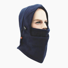 将图片加载到图库查看器，Sally Face Mask Full Face Mask Fleece Cap Balaclava Neck Warmer Hood Winter Sports Ski Men Women Tactical Mask Men Mask Sun Balaclava Shawl Women Winter Hat Soft Knitted Hooded Neck Collar Cap Beanie Hat Warm Scarf Unisex Bonnet Hooded Scarf Hat
